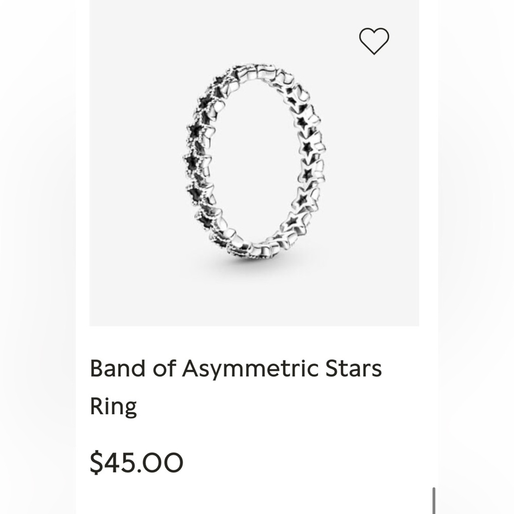 Pandora ring size 7